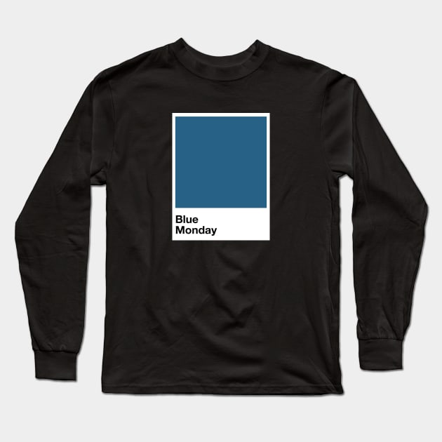 Pantone Blue Monday Long Sleeve T-Shirt by Perezzzoso